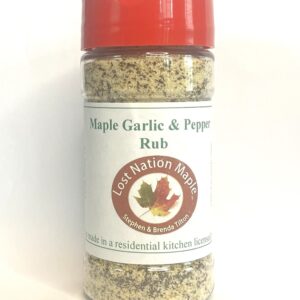 Maple Garlic & Pepper Rub