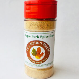 Maple pork rub from Lost Nation Maple, Groveton, NH