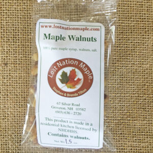 Maple glazed walnuts from Lost Nation Maple, Groveton, NH